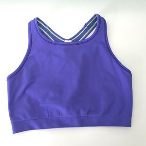 NWOT Long lined racer back ivivva sports bra
